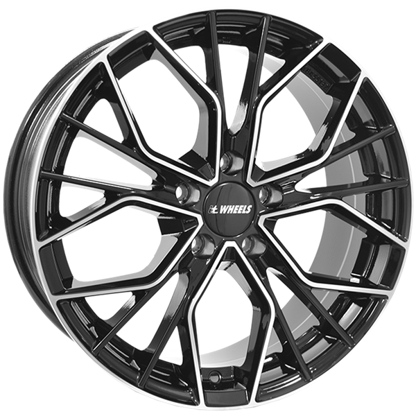 itWHEELS Tiara Black Polished 8,00x18 5x114,30 ET45,00