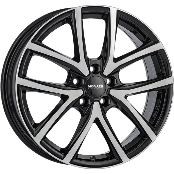 MONACO WHEELS CL2 Black Polished 6,50x16 5x114,30 ET45,00