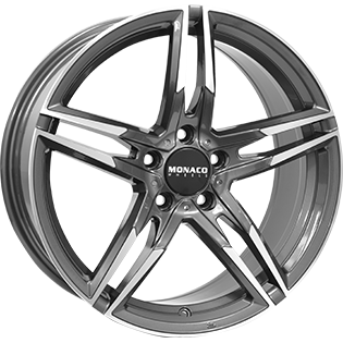 MONACO WHEELS Grand Prix Anthracite 8,00x19 5x114,30 ET40,00