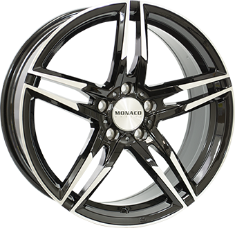 MONACO WHEELS Grand Prix Black Polished 7,50x17 5x112,00 ET45,00