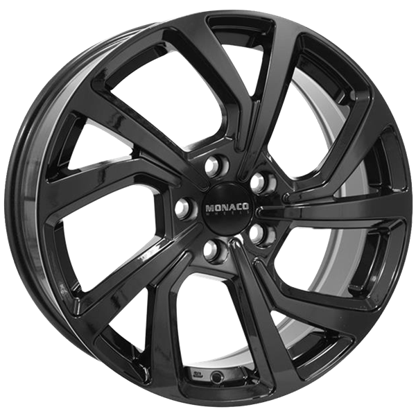 MONACO WHEELS Pace Black Polished 7,50x18 5x108,00 ET45,00